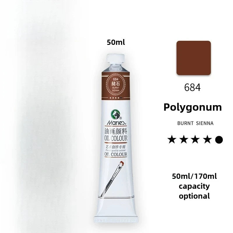 Maries Oil Paint 50ML Oil Painting Art Creation Pigment Large Oil Paint Paint Single Commonly Used 24 Colors    Home Decor Supply | Online Retail | ShoreShopper.com
