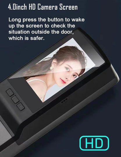 3D Face Recognition Unlock Digital Door Lock With Camera FIngerprint Password Unlock Keyless Electronic Door Lock - ShoreCo.Shop
