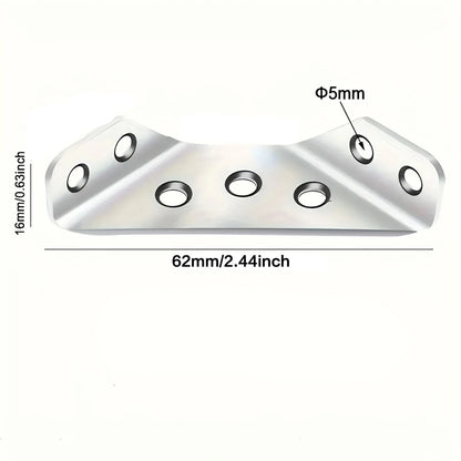 10/20/40/50pcs Thickened Stainless Steel Angle Code 90 Degrees Right Angle Fixed Bracket Furniture Connectors    Home Decor Supply | Online Retail | ShoreShopper.com