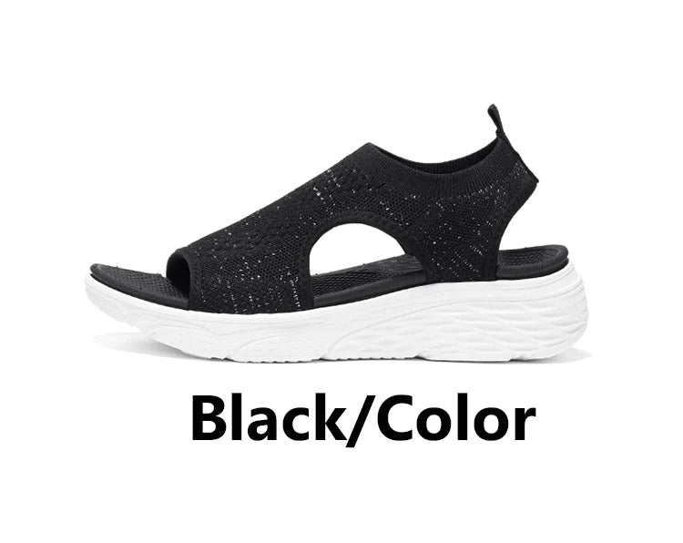 Women's Summer Shoes Breathable Open Toe Wedge Sandals Lightweight Outdoor Comfortable Ladies Casual Walking Sandals    Your Coastal Marketplace | Shoreshopper.com