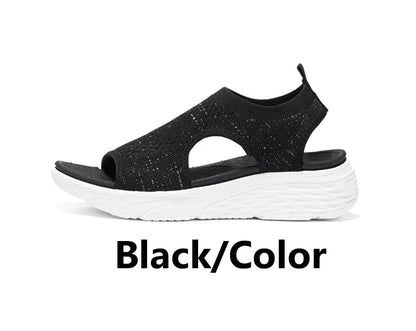 Women's Summer Shoes Breathable Open Toe Wedge Sandals Lightweight Outdoor Comfortable Ladies Casual Walking Sandals    Your Coastal Marketplace | Shoreshopper.com