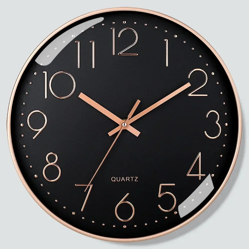 8 Inch Easy To Read Wall Clock Classic Elegant Modern Silent Quartz Clocks for Living Room Bedroom Office Study    Home Decor Supply | Online Retail | ShoreShopper.com
