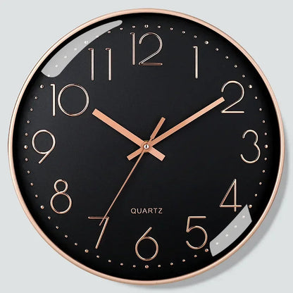 8 Inch Easy To Read Wall Clock Classic Elegant Modern Silent Quartz Clocks for Living Room Bedroom Office Study    Home Decor Supply | Online Retail | ShoreShopper.com