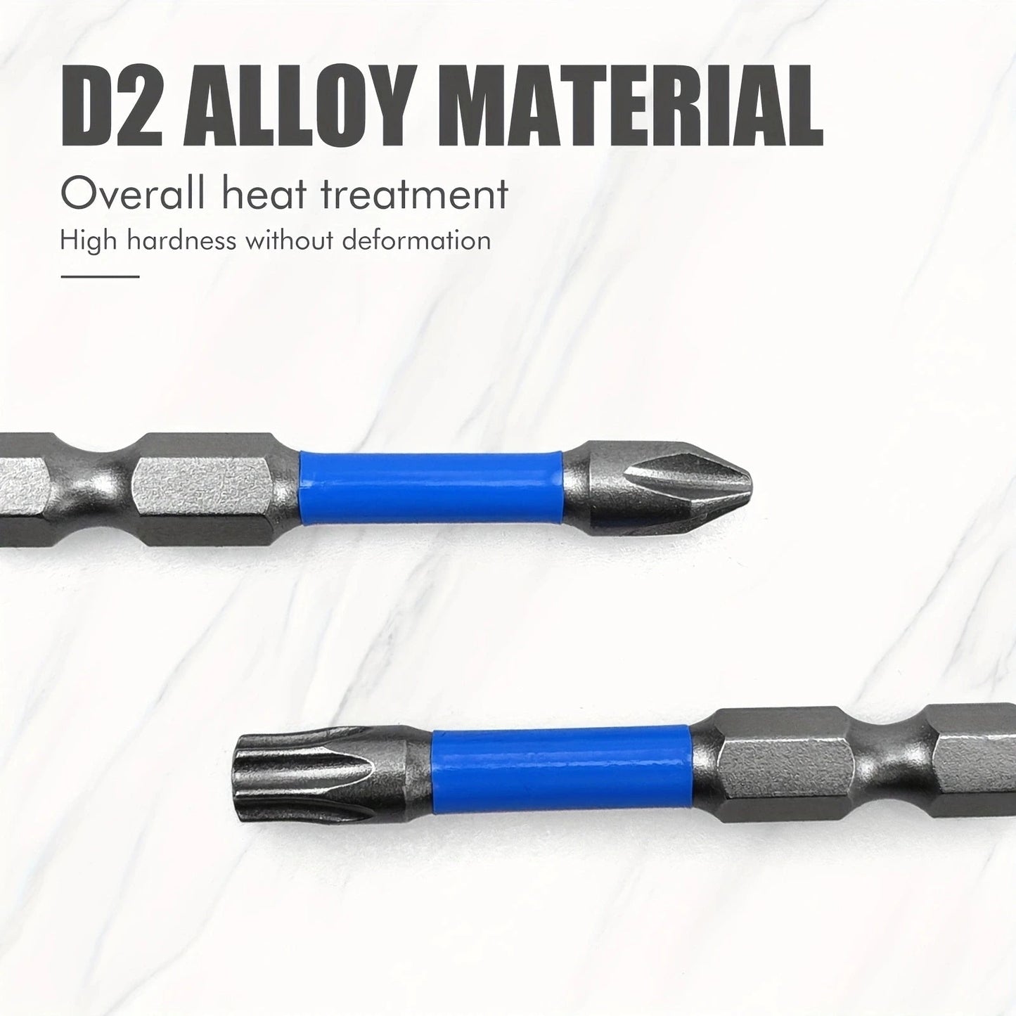 2" Impact Torx Bit PH2 Set 10pcs (TT6-TT40), 1/4" Hex-Shank S2 Steel Star Bit Set, CNC Machined Tips with Magnetism,    Home Decor Supply | Online Retail | ShoreShopper.com