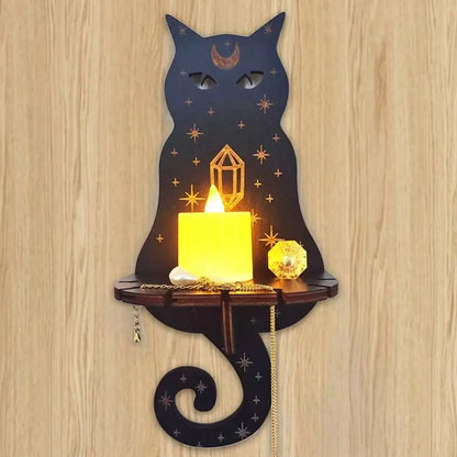 Wall Shelf Stone Wall Shelf Hand Wooden Display Stand Hanging Candle Holder Wall Decor Shelves  home decoration shelf decor    Home Decor Supply | Online Retail | ShoreShopper.com