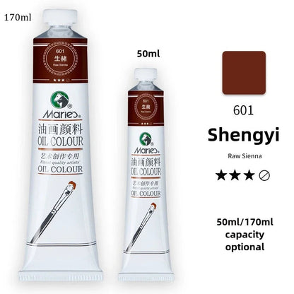 Marie's Oil Paint 170ML Oil Painting Art Creation Pigment Large Oil Paint Paint Single Commonly Used 24 Colors    Home Decor Supply | Online Retail | ShoreShopper.com