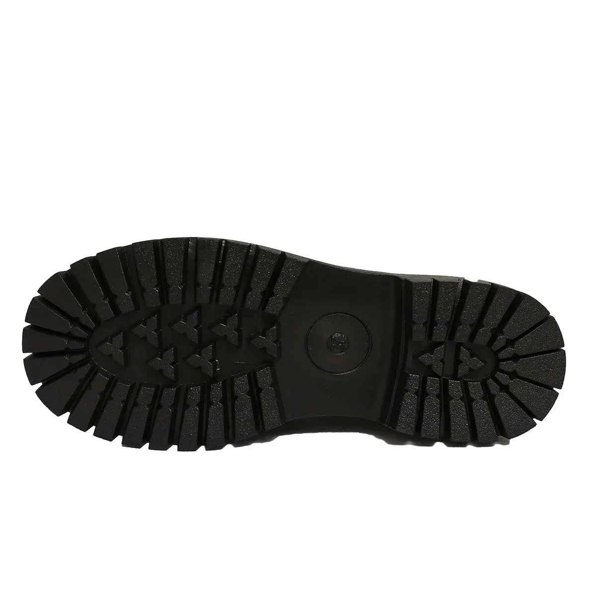 2025 Female Shoes Women Fashion Mary Janes Round Toe Flats Loafers Oxfords Platform Casual Metal Chain Buckle Ladies Heels Black