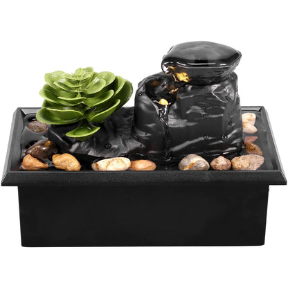 Tabletop Fountain Battery/USB Operated Water Fountain Feature Zen Meditation Fountain Decor Sound Relaxation Fountain Ornament    Home Decor Supply | Online Retail | ShoreShopper.com