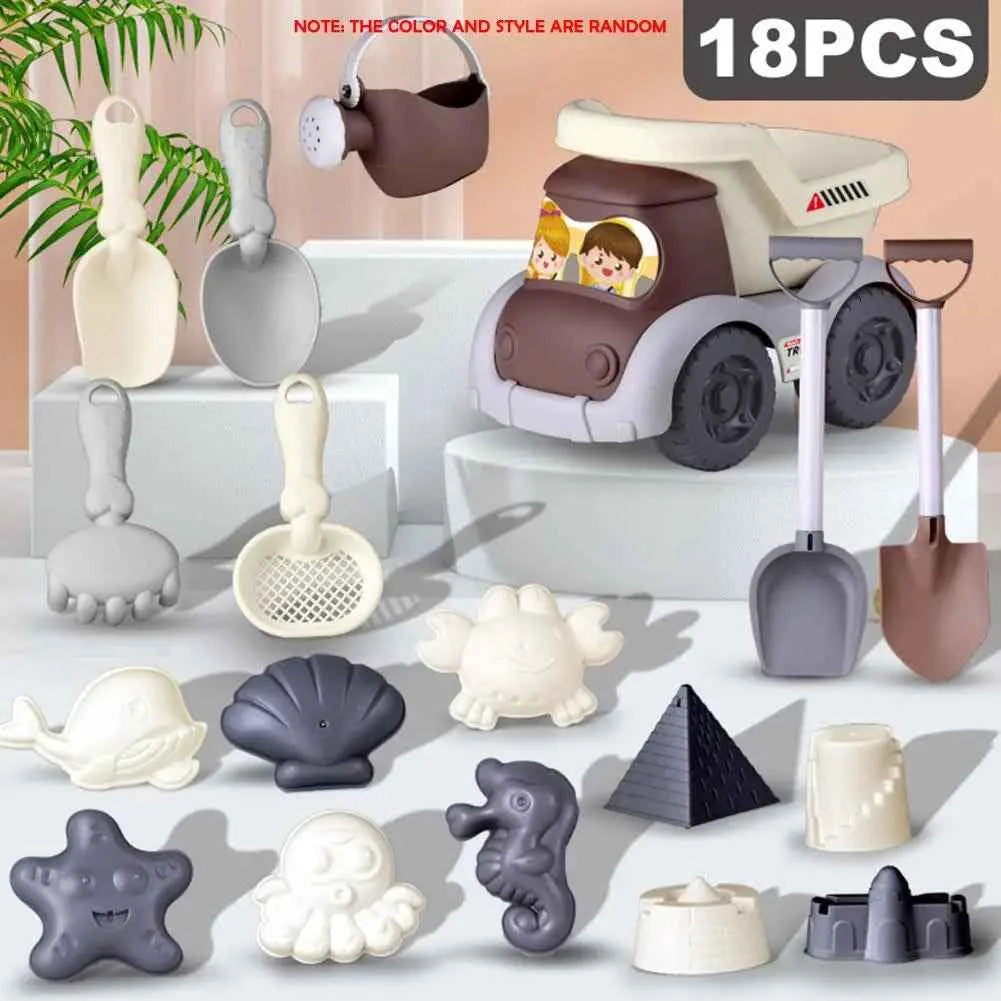 Beach Toys Set Summer Outdoor Games Sand Play Plastic Watering Bottle Shovels Panda Beach Water Game Toy Tools Gift
