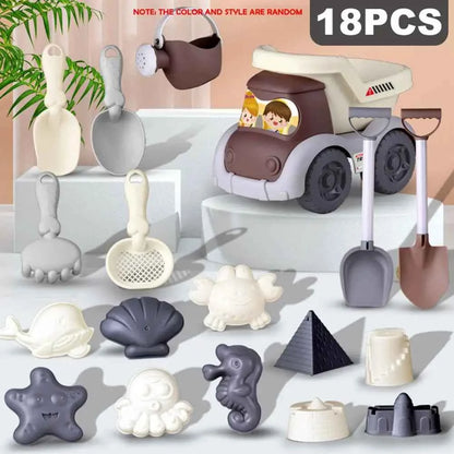 Beach Toys Set Summer Outdoor Games Sand Play Plastic Watering Bottle Shovels Panda Beach Water Game Toy Tools Gift