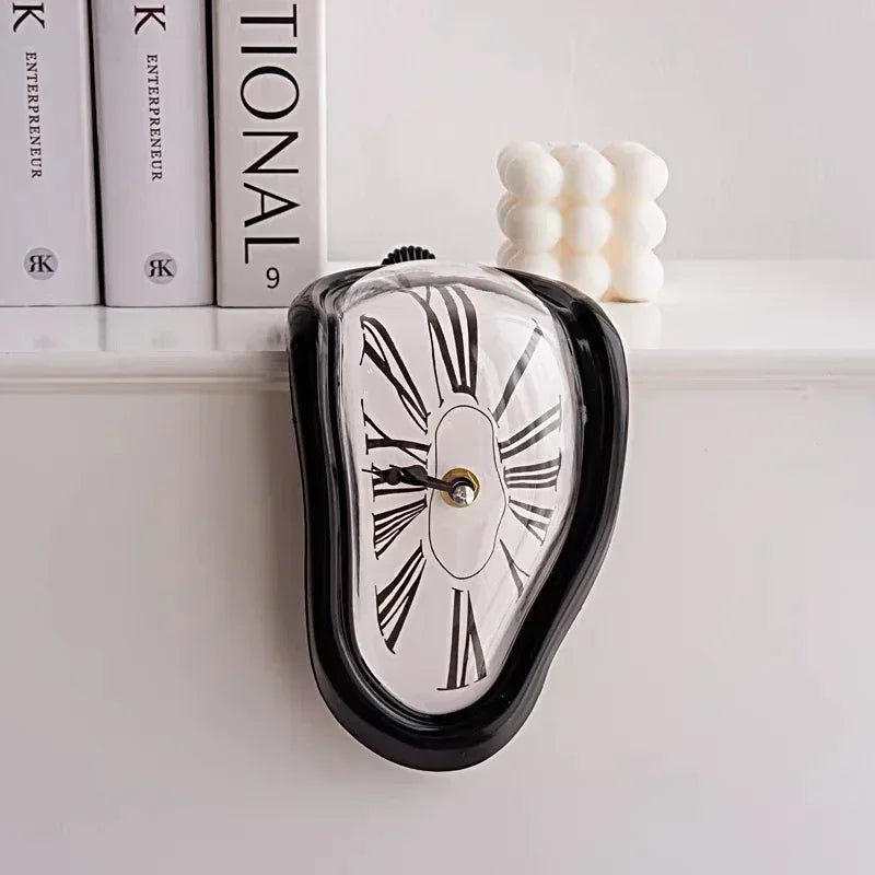 Novel Salvador Dali Style Melting Distorted Surreal Wall Clock    Home Decor Supply | Online Retail | ShoreShopper.com