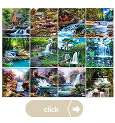 DIY Paint by Numbers Kit for Adults - Natural Scenery & Botanical Canvas Art    Home Decor Supply | Online Retail | ShoreShopper.com