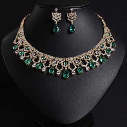 Exquisite Appeal Women High Jewelry Set 2 Piece Necklace Earrings Dress Accessories for Festive Wedding Prom Host Gift 2026    Home Decor Supply | Online Retail | ShoreShopper.com