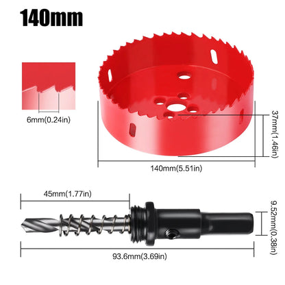 1pc 15-200mm M42 Bi-Metal Hole Saw HSS Drill Bit for Metal Iron Aluminum Stainless Plastic DIY Wood Cutter Tools    Home Decor Supply | Online Retail | ShoreShopper.com