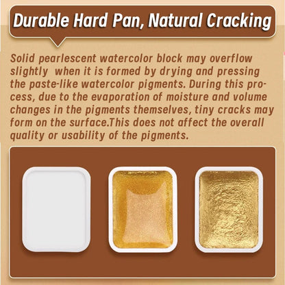 20/24/60/72 Colors Pearl Watercolor Pigment,Metallic,Shimmer,Glitter Solid Paint Mini Travel Portable Kit for Painting,Writing    Home Decor Supply | Online Retail | ShoreShopper.com