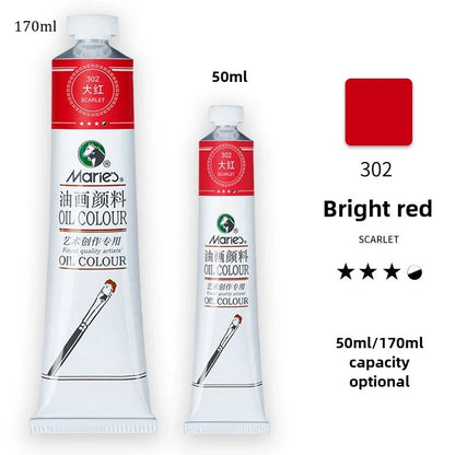 Marie's Oil Paint 170ML Oil Painting Art Creation Pigment Large Oil Paint Paint Single Commonly Used 24 Colors    Home Decor Supply | Online Retail | ShoreShopper.com
