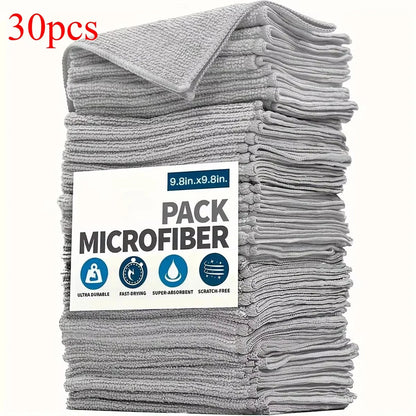 5/10/20pcs Kitchen Towel, Ultra-fine Fiber Light Gray Cleaning Cloth Set, Absorbent, Soft And Stain-removing Cloth    Home Decor Supply | Online Retail | ShoreShopper.com