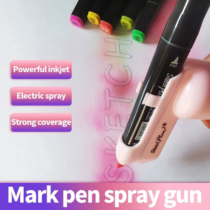 Art Electric Spray Pen Airbrush Set Inkjet Painting Brush Washable Spray Painting Hand Drawn Art Supplies Multi-function Color    Home Decor Supply | Online Retail | ShoreShopper.com