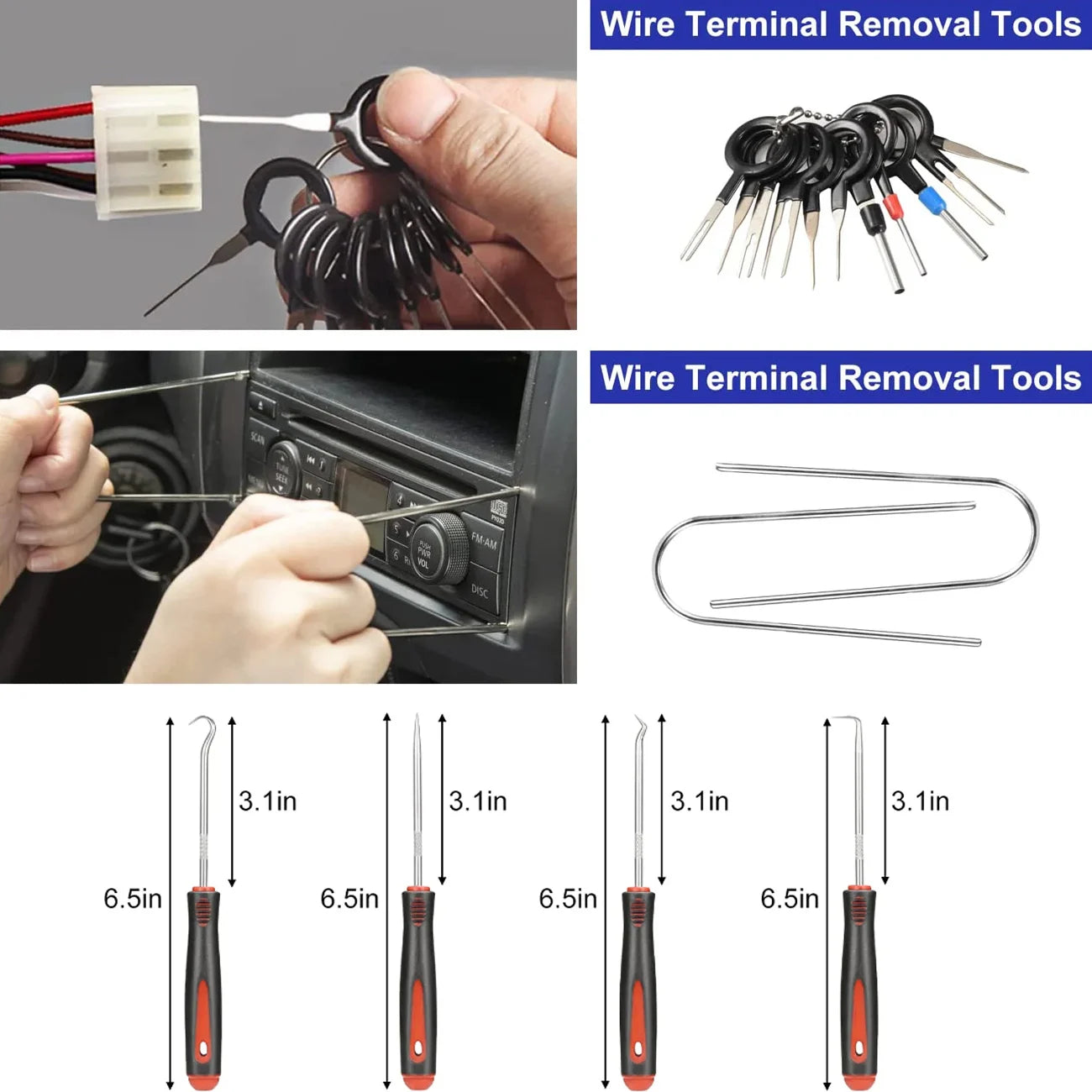Car Trim Removal Tool Kit for Door/ Pannel/ Audio Dashboard/ Plastic Rivets/ Bumper/ Fastener Clips DIY Car Panel Disassembly    Home Decor Supply | Online Retail | ShoreShopper.com