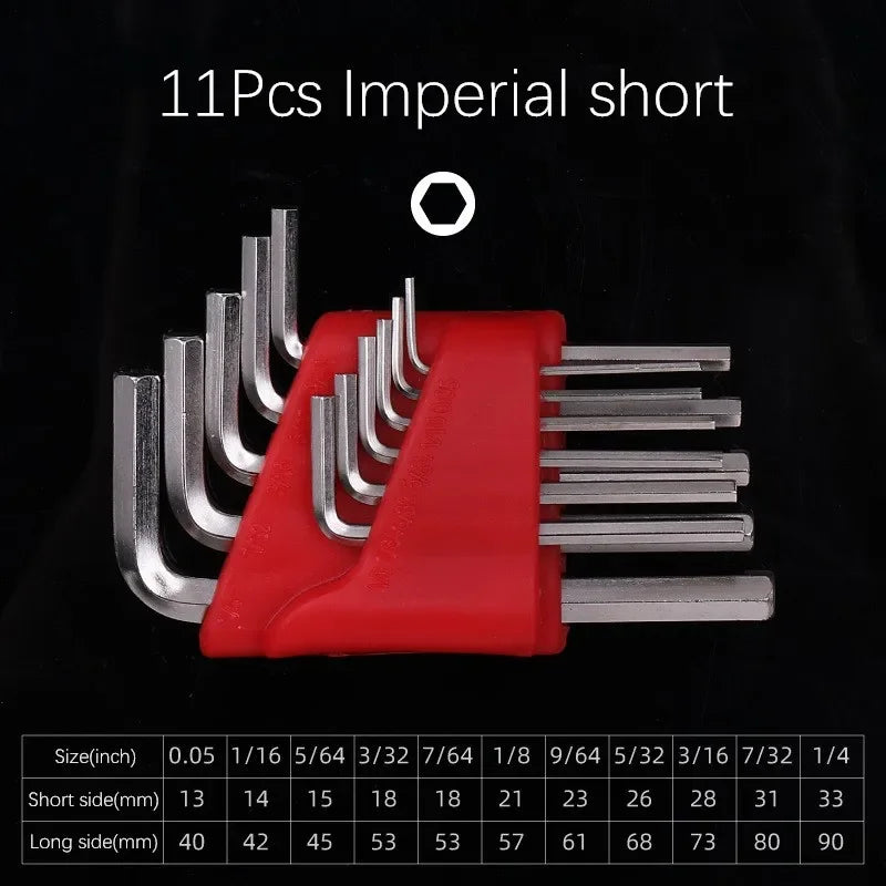 5/8/11 Pcs Metric Allen Wrench Set Inch Wrench L Wrench Keys Size Allen Key Short Arm Vehicle Repair Tool Set Home Hand Tools    Home Decor Supply | Online Retail | ShoreShopper.com