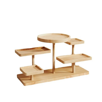 Wooden Standing Shelves Stacked Display Shelves Jewellery Eyeglasses File Organiser For Jewellery Succulents Home Decoration    Home Decor Supply | Online Retail | ShoreShopper.com