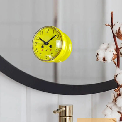 Mini Sucker Wall Clock Bathroom Anti-Fog Waterproof 7cm Kitchen Toilet Small Quartz Table Clock    Home Decor Supply | Online Retail | ShoreShopper.com