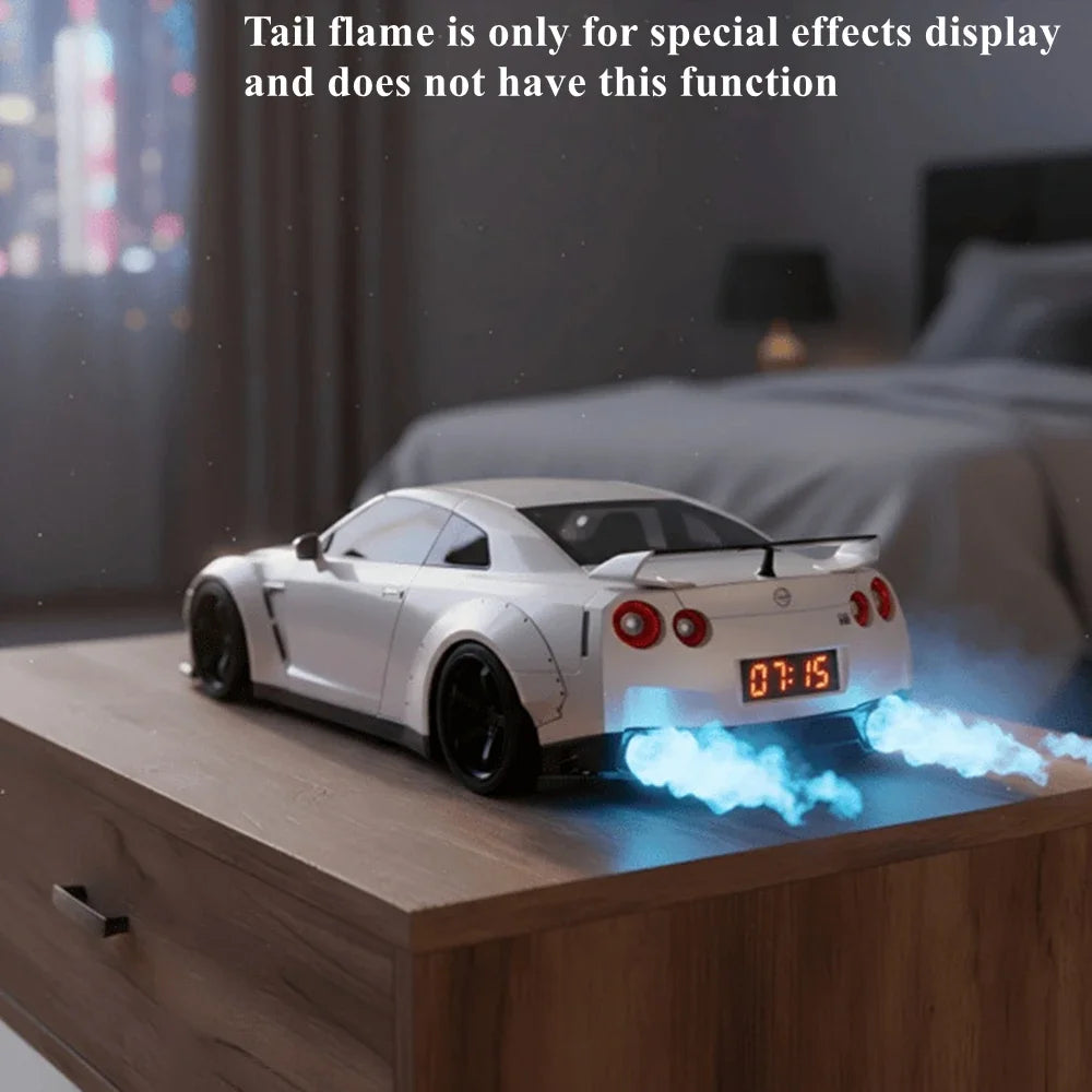 Lenovo New Hypercar-shaped Novelty Alarm Clock Realistic Engine Light Effects Portable Creative Desk Decor For Perfect Gift - ShoreCo.Shop