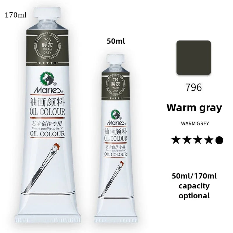Marie's Oil Paint 170ML Oil Painting Art Creation Pigment Large Oil Paint Paint Single Commonly Used 24 Colors    Home Decor Supply | Online Retail | ShoreShopper.com