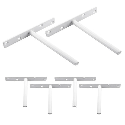 T Shape Concealed Shelf Brackets Floating  Wall Shelf Supports Screw Mounting Plate Multi sizes Metal Brackets    Home Decor Supply | Online Retail | ShoreShopper.com