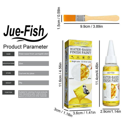 30ml Gold Paint Metallic Acrylic Paint Waterproof Not Faded For Statuary Coloring DIY Hand Clothes Painted Graffiti Pigments    Home Decor Supply | Online Retail | ShoreShopper.com