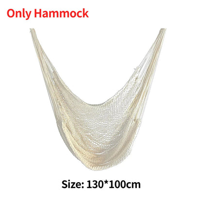 Outdoor Garden Hammock Tassel Canvas Swing Chair Hanging Bed Hiking Camping Hunting Foldable Hammock Photo Props    Home Decor Supply | Online Retail | ShoreShopper.com
