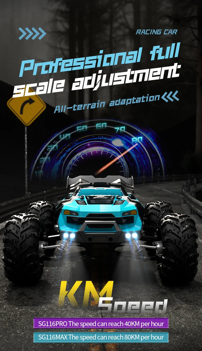 ZLL SG116 MAX 1:16 High Speed Drift Racing Car 80KM/H 4WD Off-Road Drift Remote Control Car SG316 Max Brushless Motor RC Car    Home Decor Supply | Online Retail | ShoreShopper.com