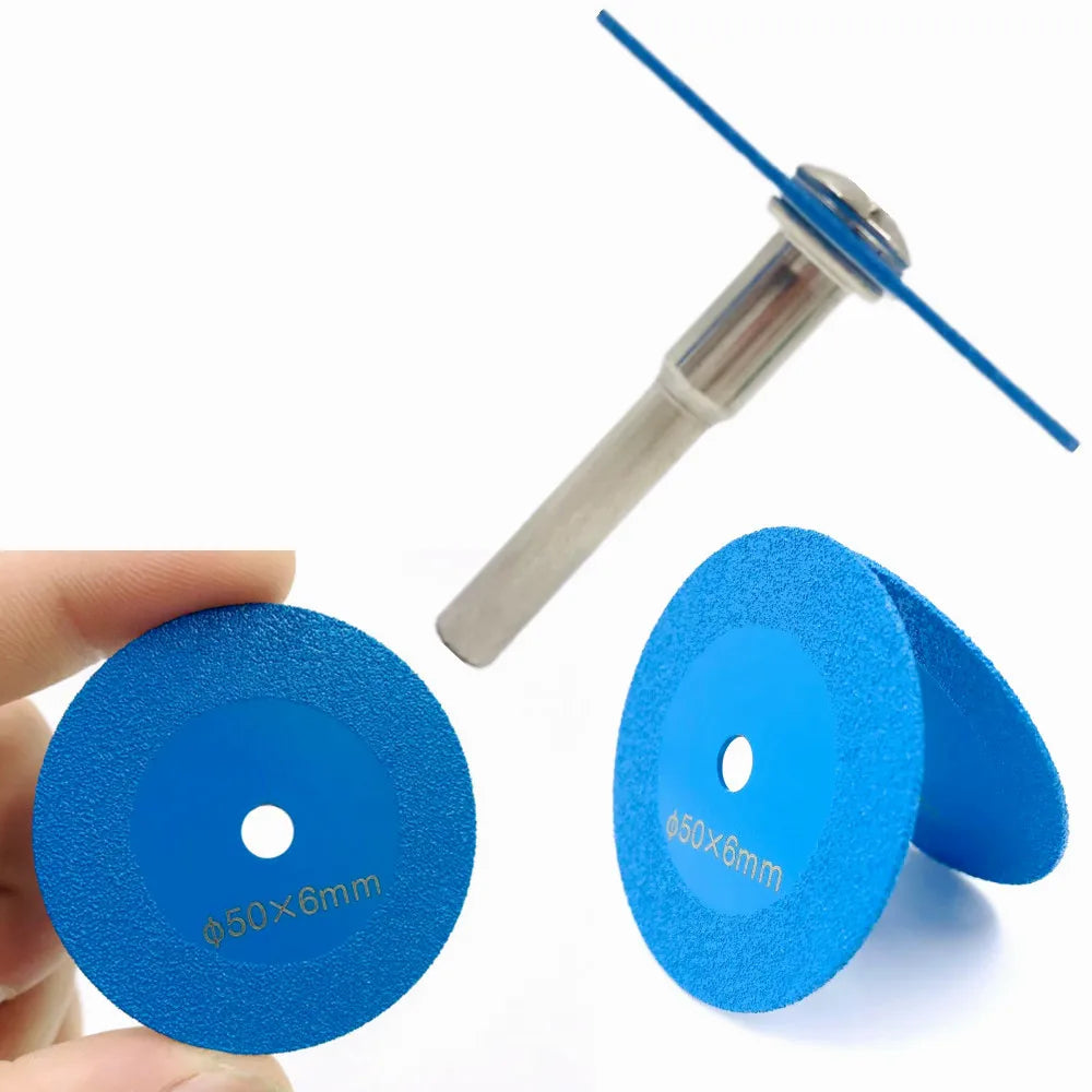 2inch 1-10Pcs Diamond Cutting Disc Glass Jade Crystal Tile Marble Saw Blade Brazed Glass Engraving Round Shank Mini Saw Blade    Home Decor Supply | Online Retail | ShoreShopper.com