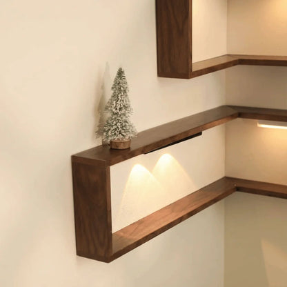 Space Saving 90 Degree Corner Wall Shelf Floating Shelf Suspended Wooden Display Shelf Wall Mounted Corner Bookshelf Home    Home Decor Supply | Online Retail | ShoreShopper.com