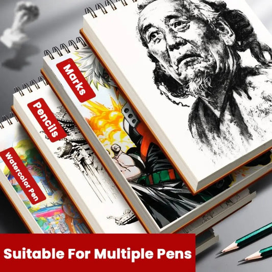 High Quality Kraft Paper Art Sketchbook A4/8K/16K/32K/A3 Flip-up Drawing Notepad 30Sheets/60Pages Spiral Notebook Art Supplies    Home Decor Supply | Online Retail | ShoreShopper.com
