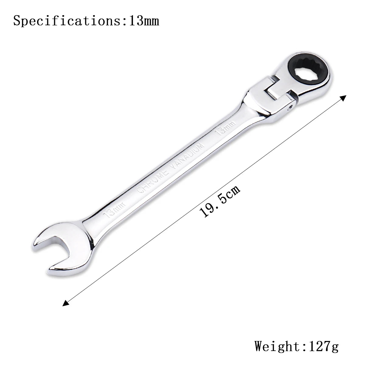 Ratchet Wrench of Keys Spanner Set Hand Tool 72-Tooth Ratcheting Flexible Head Mirror Finish 6mm-27mm Auto and Home Repair 1 pcs    Home Decor Supply | Online Retail | ShoreShopper.com