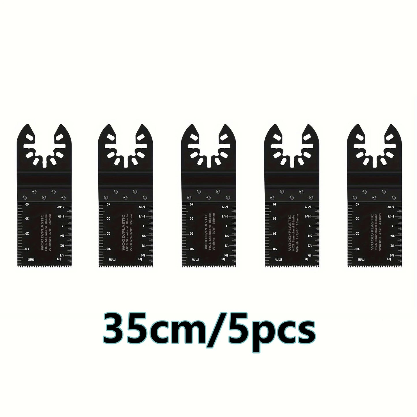 Titanium Oscillating Blades Kit: Cuts Metal/Wood/Plastic/Hard Material/Nails. Fits Dewalt, Rockwell, Milwaukee, Makita, Bo - ShoreCo.Shop