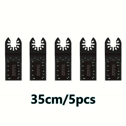 Titanium Oscillating Blades Kit: Cuts Metal/Wood/Plastic/Hard Material/Nails. Fits Dewalt, Rockwell, Milwaukee, Makita, Bo - ShoreCo.Shop