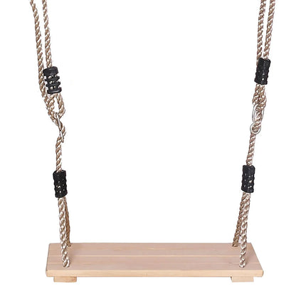 High-Quality Polished Four-Board Anti-Corrosion Wood Swing Outdoor Indoor Pastoral Wooden Swing for Adults Children    Home Decor Supply | Online Retail | ShoreShopper.com