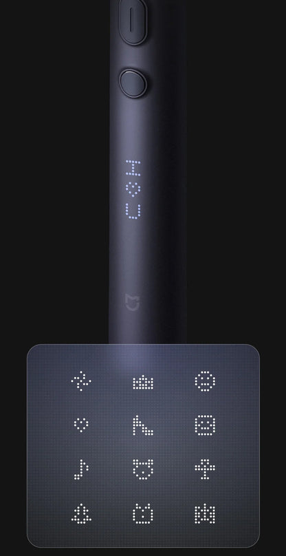 Mijia T700 Sonic Electric Toothbrush LED Display IPX7 Waterproof Super Dense Soft Bristle Inductive Charging Oral Care - ShoreCo.Shop