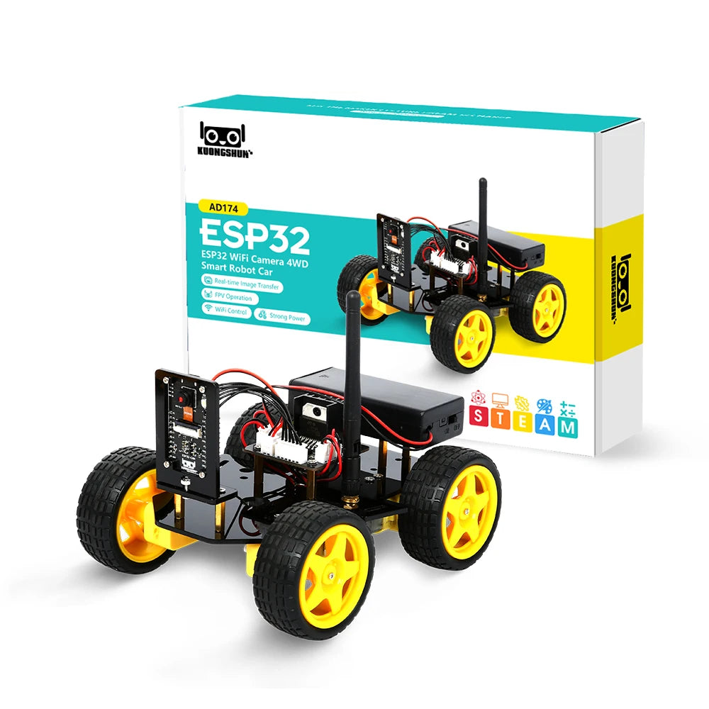 ESP32 Smart Robot Car Kit  Remote Control Car for Arduino Programming Project STEM Education Science Coding Kit - ShoreCo.Shop