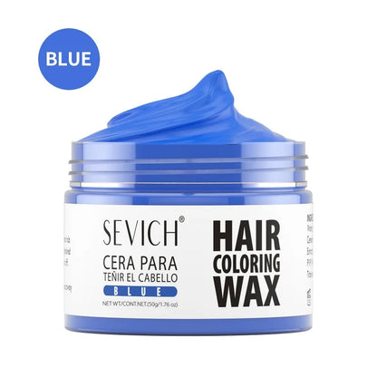SEVICH Hair Colour Wax Temporary DIY Hair Coloring Wax One-Time Long Lasting Hair Dye Mud Cream Christmas Hair Styling Products - ShoreCo.Shop