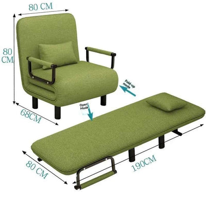 Modern folding sofa bed apartment small apartment simple single and double folding sofa with armrest