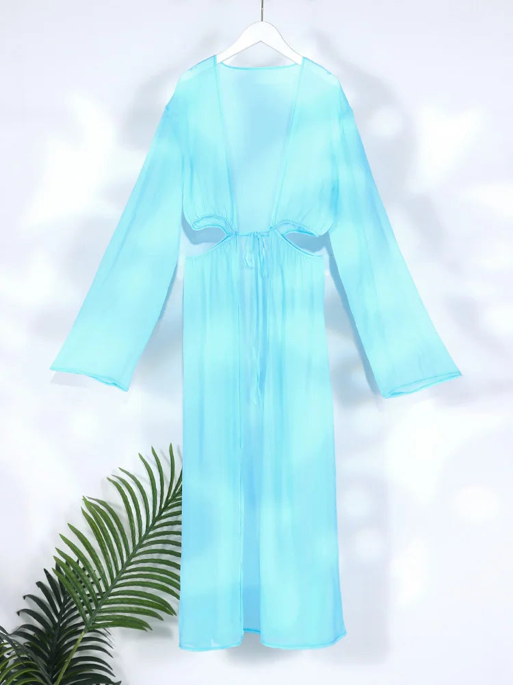 Women's Cover-ups Summer Swimwear Solid Tunic Shirt Beach Dress Female Swimsuit Beach Cover Up Beach Clothes    Your Coastal Marketplace | Shoreshopper.com