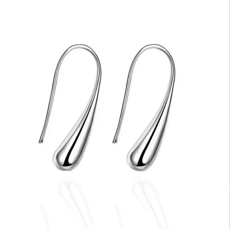 4PC Simple Ring Necklace Bracelet Earrings Four-piece Set Suitable for Engagement Jewelry Fashion Teardrop Jewelry Set for Women    Home Decor Supply | Online Retail | ShoreShopper.com