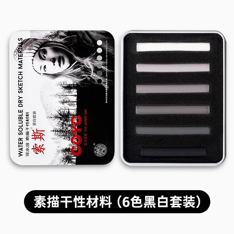 4 Pcs/box Sketch Charcoal Water-soluble Sketching Dry Materials Charcoal Brushes Charcoal Strips Art Painting Supplies    Home Decor Supply | Online Retail | ShoreShopper.com