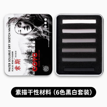 4 Pcs/box Sketch Charcoal Water-soluble Sketching Dry Materials Charcoal Brushes Charcoal Strips Art Painting Supplies    Home Decor Supply | Online Retail | ShoreShopper.com