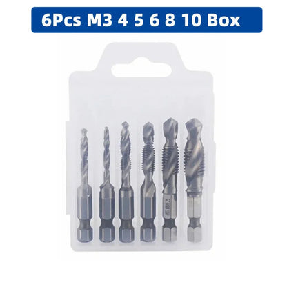 LiYu Shank Titanium Plated HSS Screw Thread Metric Tap Drill Bits Screw Machine Compound Tap M3 M4 M5 M6 M8 M10 Hand Tools    Home Decor Supply | Online Retail | ShoreShopper.com