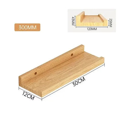 Wooden Floating Shelf Wall Mounted U-shaped Shelf Display Stand For Living Room Bathroom Kitchen Organizer Storage Rack    Home Decor Supply | Online Retail | ShoreShopper.com