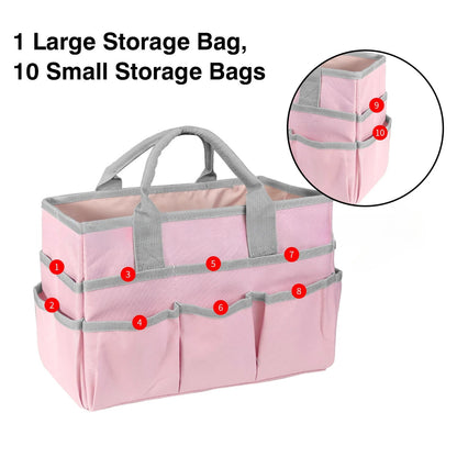 Art Supplies Teacher Portable Storage Bag, Gardening and Trimming Tool Bag, Craft Work Storage Bag, Portable Foldable Tote Pouch    Home Decor Supply | Online Retail | ShoreShopper.com